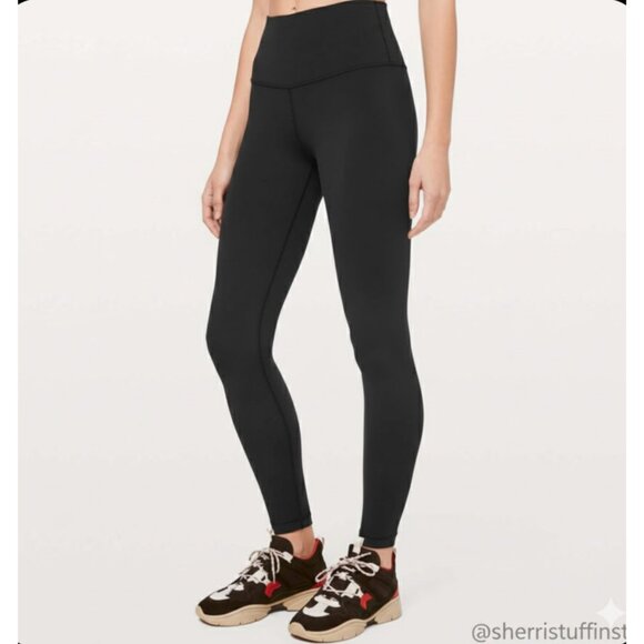 Lululemon Align Pant Full Length 28" Black Nulu High-Rise Yoga Leggings 6 - Picture 1 of 8